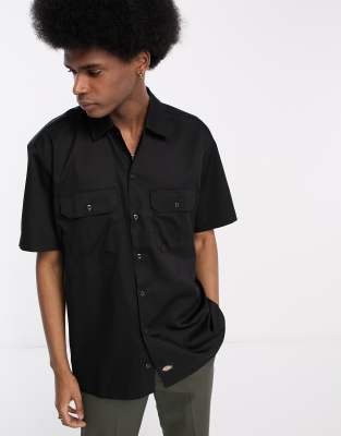 Dickies - Short Sleeve Work Shirt (Black M)