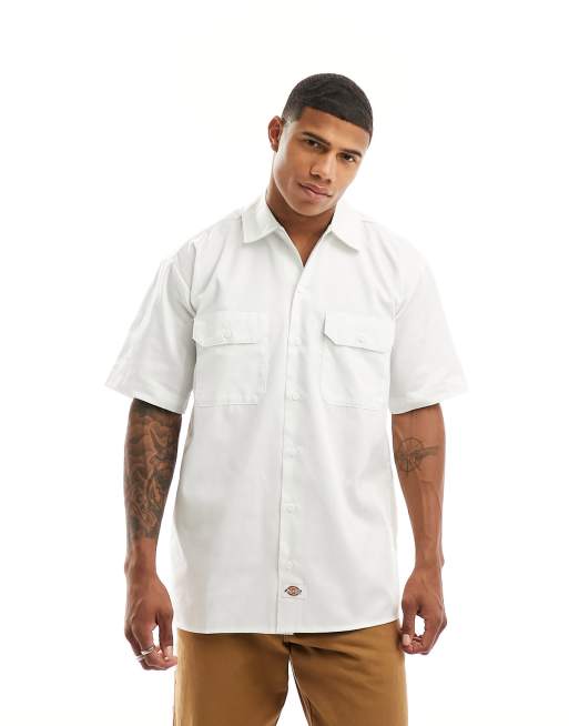 Dickies men's short on sale sleeve work shirt