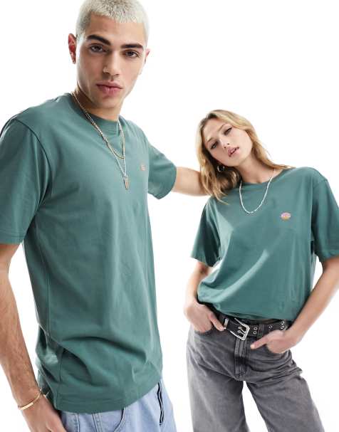 Dickies short sleeved mapleton t-shirt in dark green- exclusive to asos - view 1