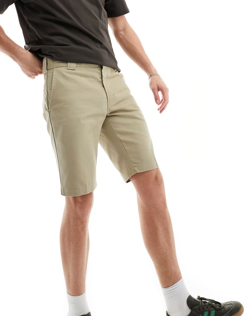 Dickies Silm Fit shorts in khaki-Neutral