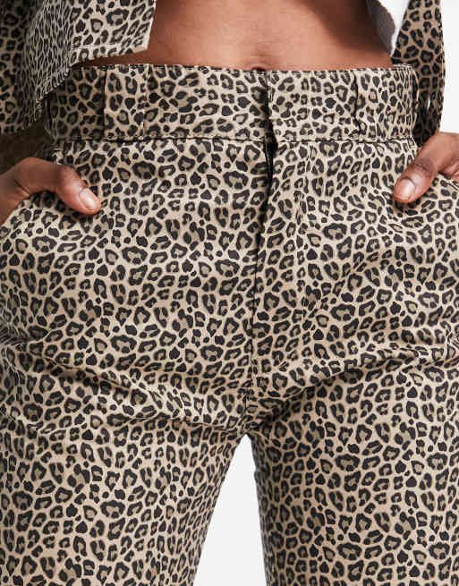 Pantaloni leopardati hot sale