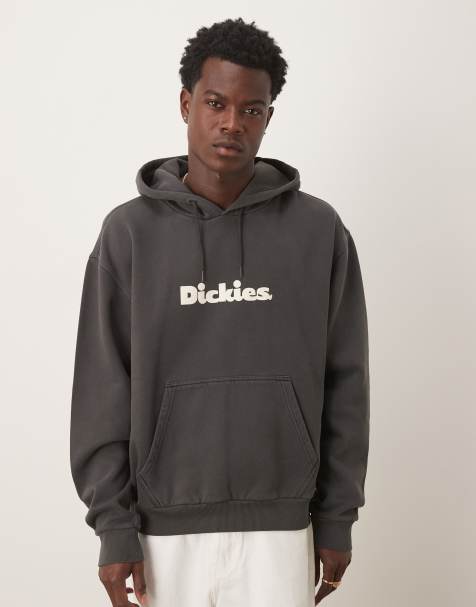 Dickies Slayden garment dye hoodie in black - view 1