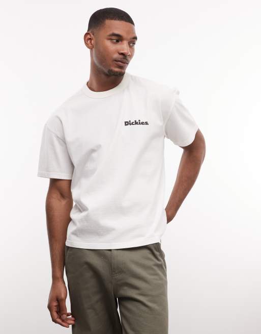 Dickies - Slayden - Råhvid T-shirt med rygprint - Kun hos ASOS, 3 af 5