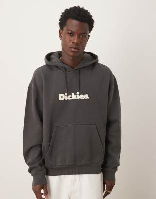 Dickies - Slayden - Sweat à capuche teint en pièce - Noir