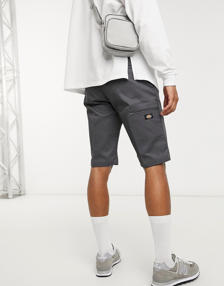 Dickies Slim 13in shorts in charcoal grey