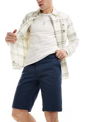 Dickies Dickies slim fit shorts in dark blue-Navy