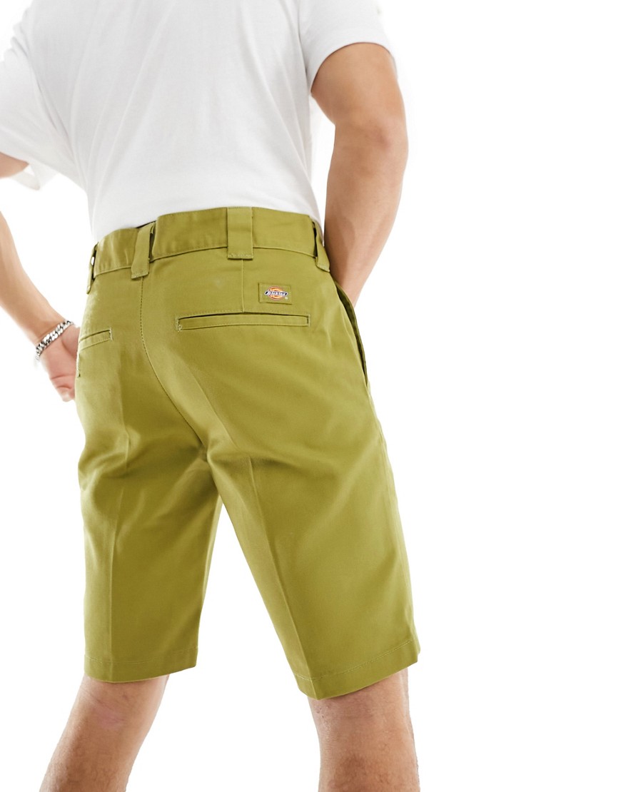 Dickies slim fit shorts in green