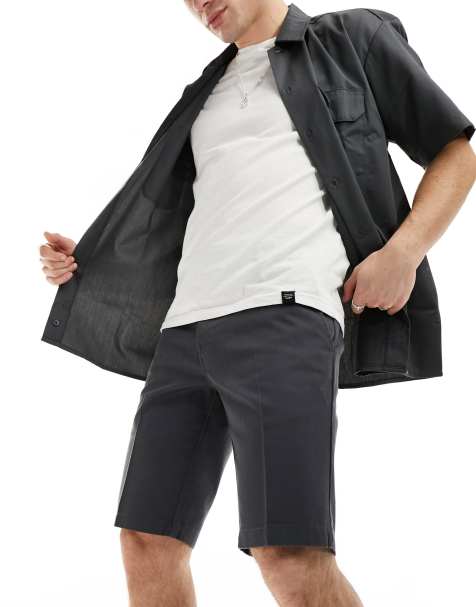 Dickies slim fit shorts in grey - view 1