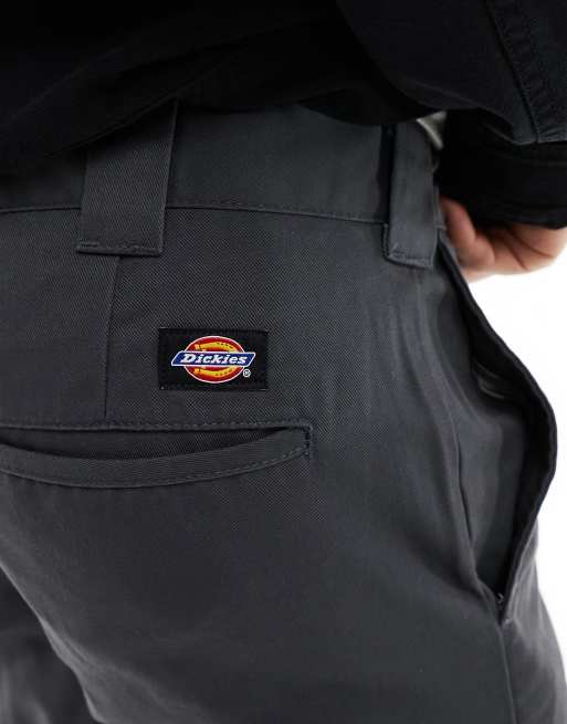 Dickies slim fit trousers in charcoal grey