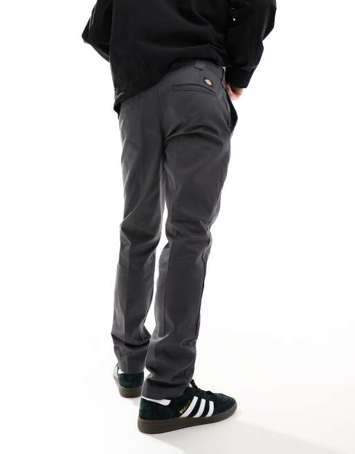 Dickies slim fit trousers in charcoal grey, 3 of 5
