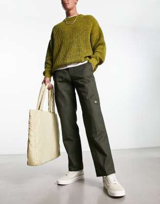 Dickies 874 Straight Fit Work Chino Trousers In Olive Green