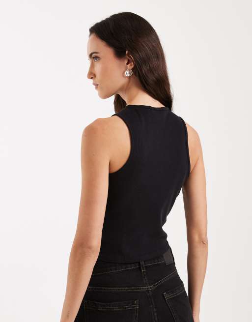 Dickies - Sort overdel med V-hals, 4 af 4