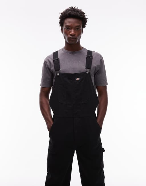 Dickies - Sorte overalls i kanvas, 5 af 5