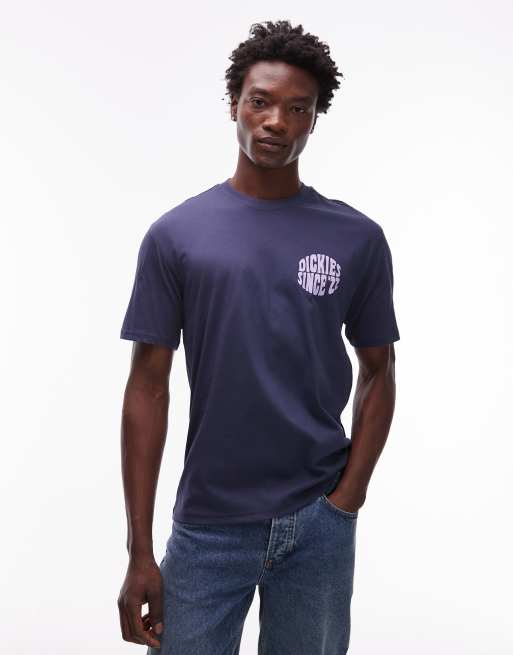 Dickies South Bloomfield abstract graphic back print t-shirt in navy - exclusive to ASOS, 3 of 5