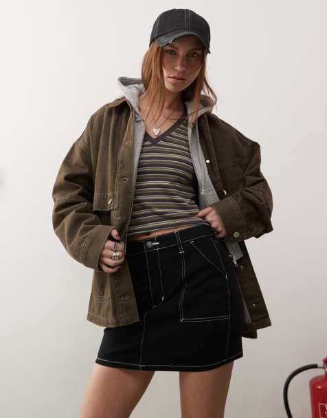 Dickies Springville skirt in black - view 1