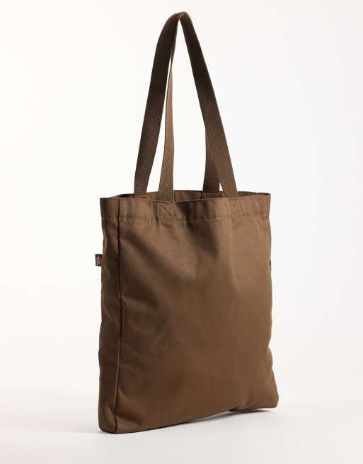 Dickies sæsonpræget grafisk tote i brun, 4 af 4