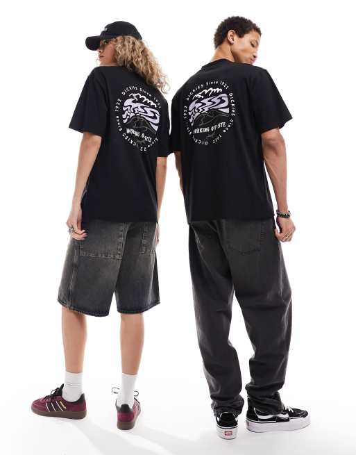 Dickies - Stanardsville - Sort T-shirt med print bagpå