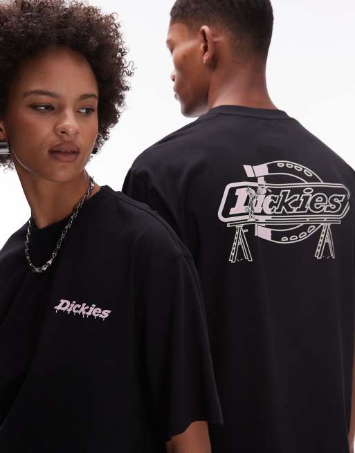 Dickies Statesville graphic horseshoe back print t-shirt in black, 3 of 4