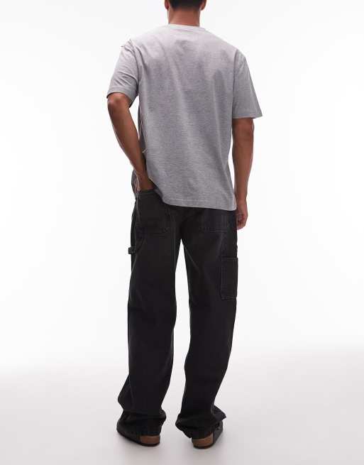 Dickies – Stevensville – Weite Carpenter-Jeans aus Denim in verblasstem, verwaschenem Schwarz, 2 von 5