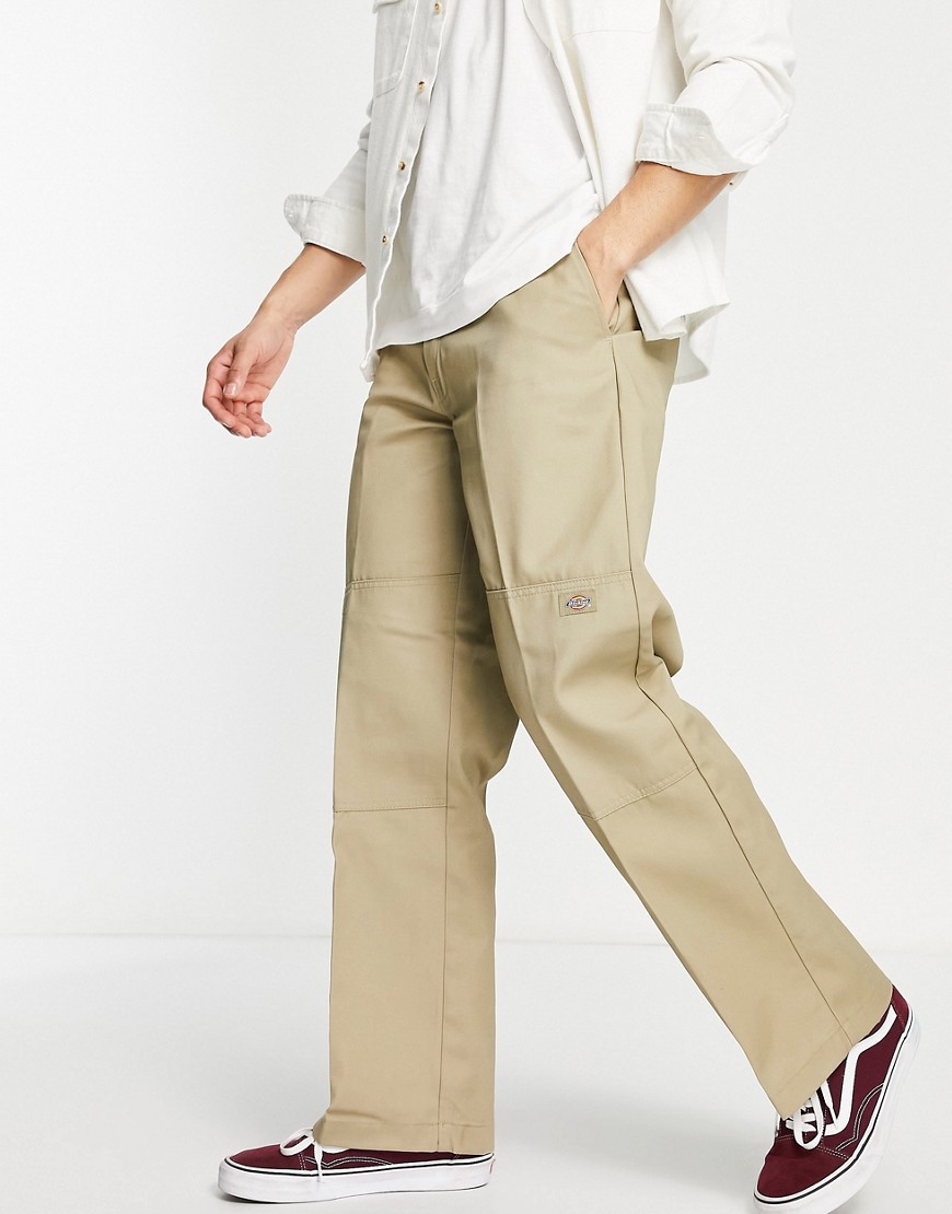 Dickies Straight Fit Double Knee trousers in beige-Neutral