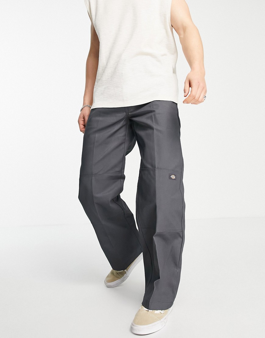 Dickies Straight fit Double Knee trousers in grey