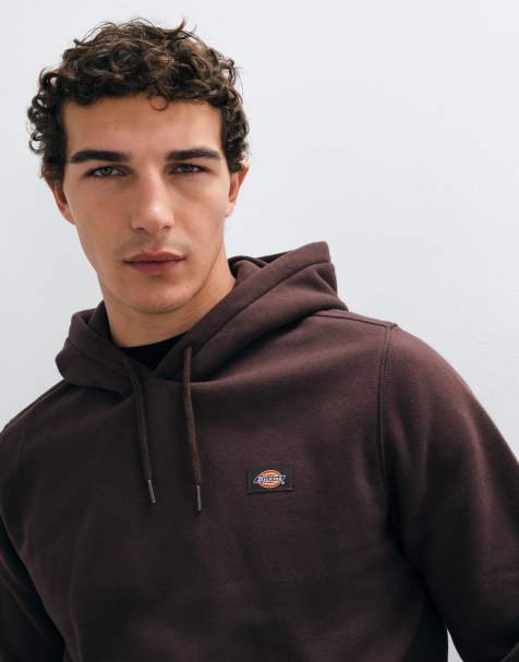 Dickies sudadera con capucha Oakport en marrón chocolate - view 1