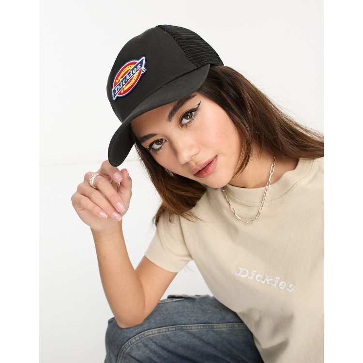 Dickies sumiton trucker cap with mesh panel in black | ASOS