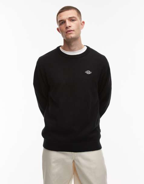 Dickies summerdale knitted jumper in black