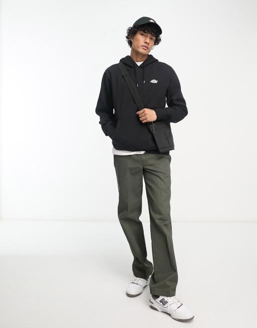 Dickies - Summerdale - Felpa con cappuccio premium oversize nera