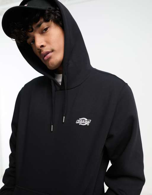 Dickies - Summerdale - Felpa con cappuccio premium oversize nera, 2 di 4