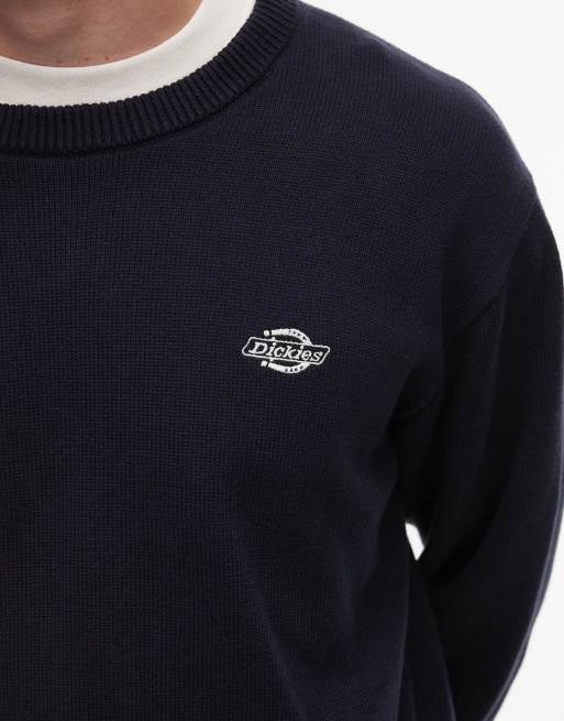 Dickies - Summerdale - Gebreide trui in donker marineblauw, 5 van 5