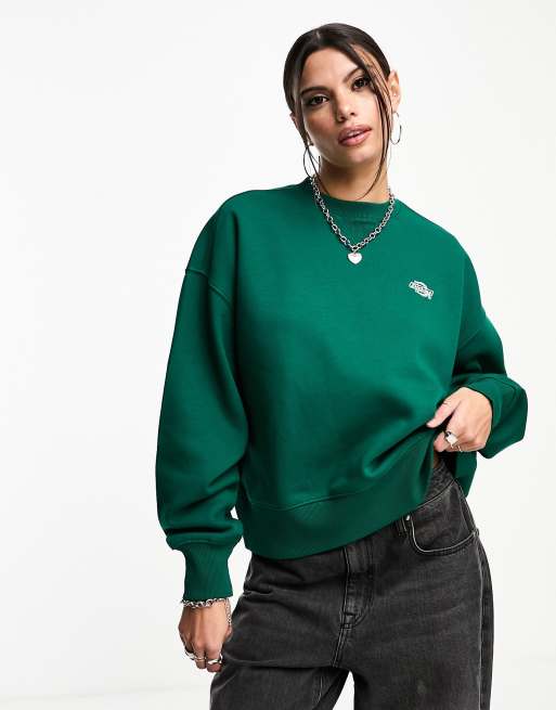 Dickies – Summerdale – Hochwertiges Oversize-Sweatshirt in Dunkelgrün