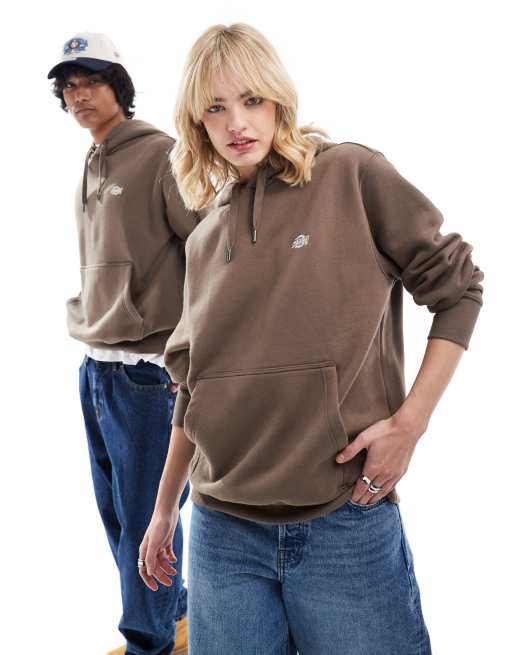 Dickies Summerdale hoodie in brown ASOS