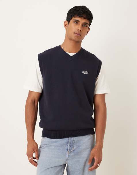 Dickies Summerdale jumper vest in navy - view 1