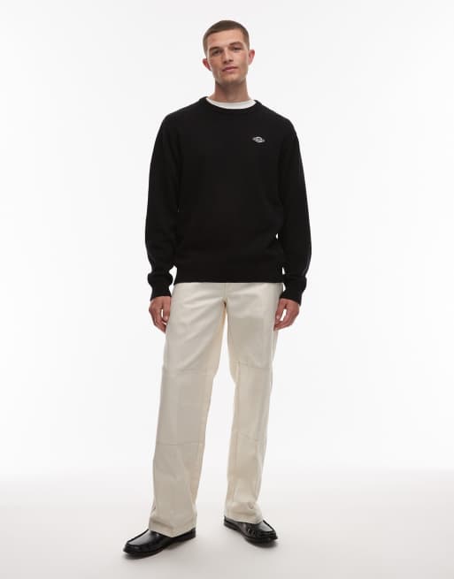 Dickies summerdale knitted jumper in black, 2 of 5