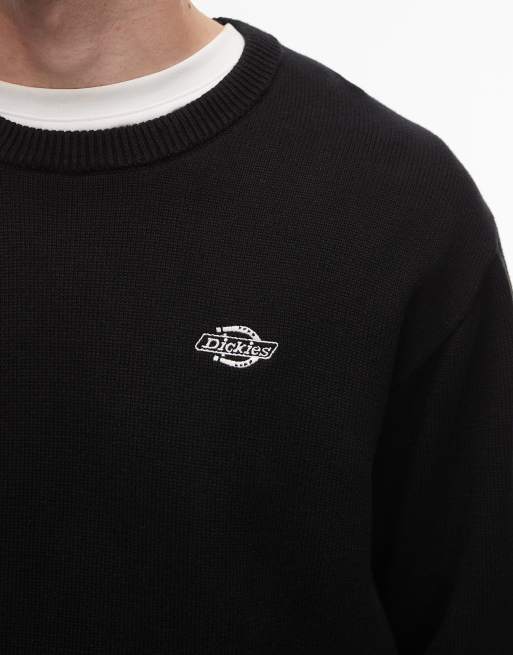 Dickies summerdale knitted jumper in black, 5 of 5