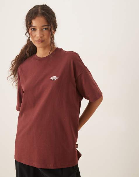 Dickies – Summerdale – Kurzärmliges T-Shirt in Mittelbraun - view 1