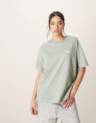 Dickies - Summerdale - Lysegrøn oversized T-shirt - view 1