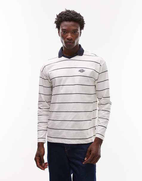 Dickies - Summerdale - Maglia stile rugby pesante bianco sporco - view 1