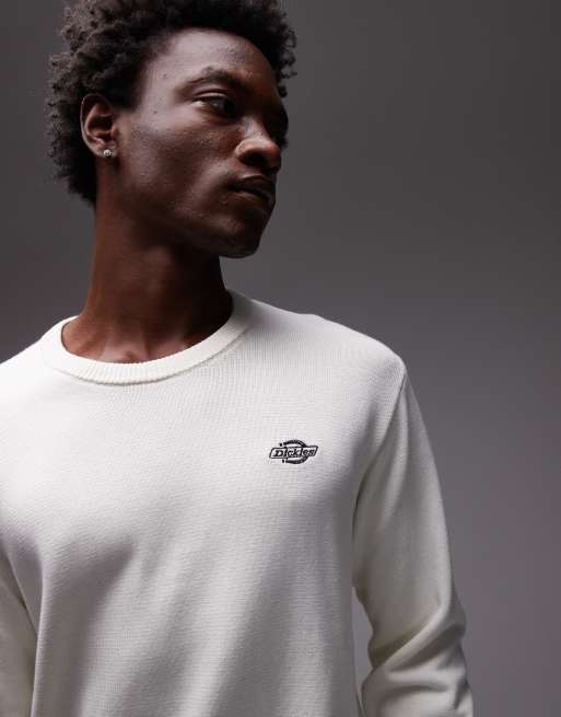 Dickies – Summerdale – Naturvit, stickad tröja, 5 av 5