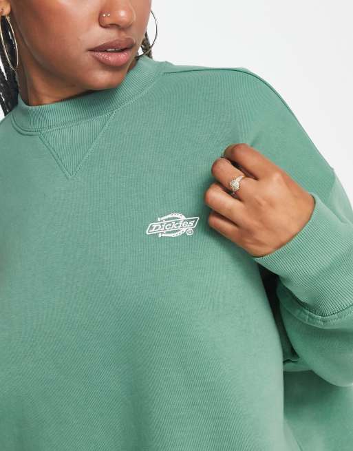 Dickies Summerdale oversized premium sweatshirt in green | ASOS