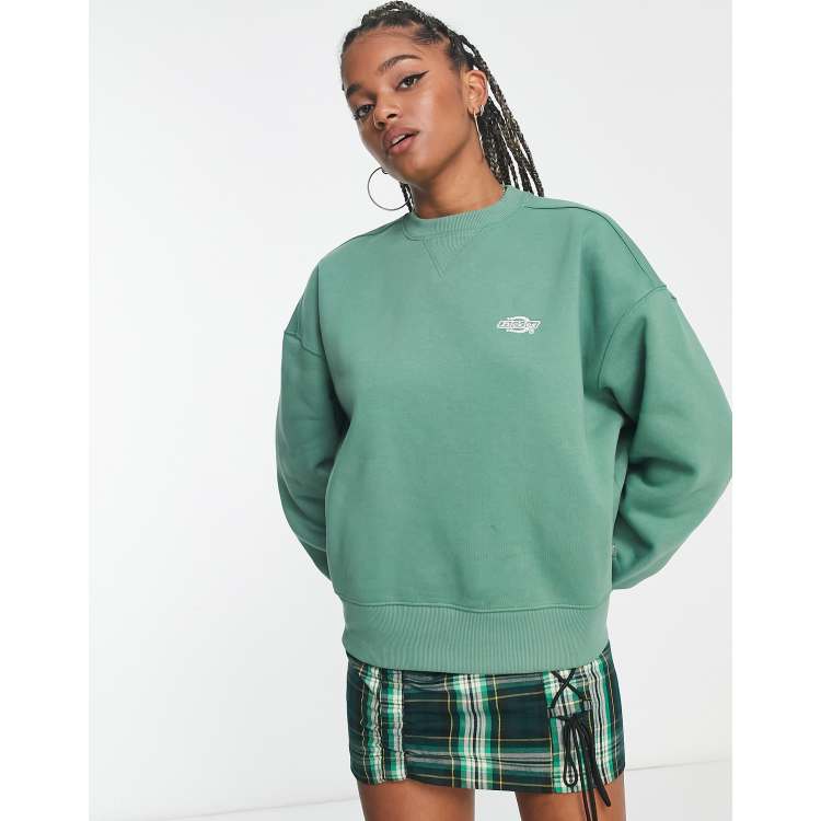 Dickies Summerdale oversized premium sweatshirt in green | ASOS