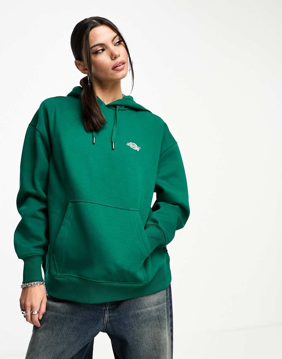 Oversized hoodie - Dark green - Ladies