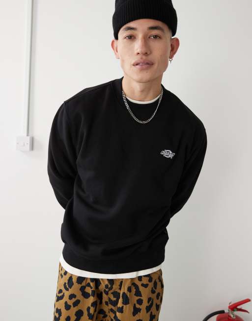 Dickies summerdale premium oversized sweatshirt in black | ASOS