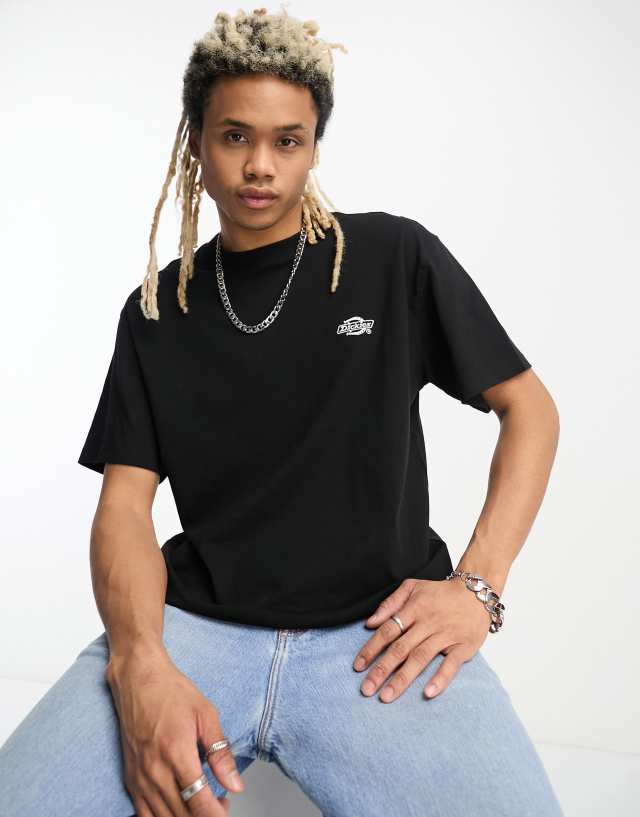 Dickies - summerdale premium oversized t-shirt in black