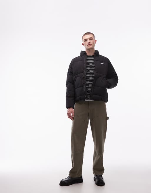 Dickies summerdale puffer jacket in black, 2 of 5