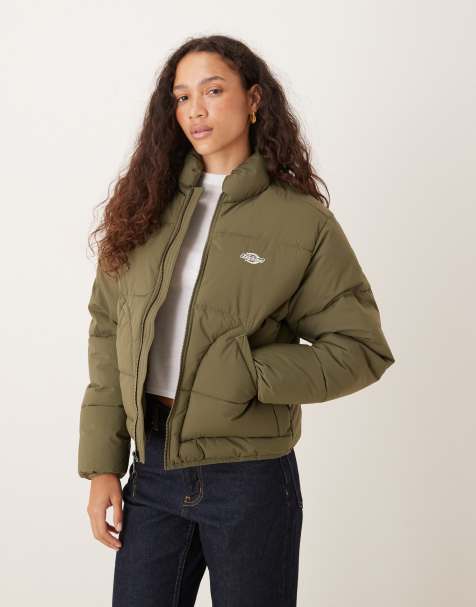 Dickies Summerdale puffer jacket in dark green - view 1
