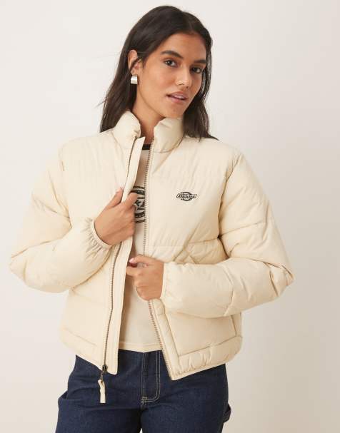Dickies Summerdale puffer jacket in light beige - view 1