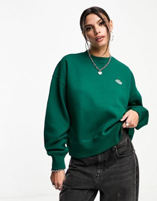 Dickies summerdale premium oversized sweatshirt in dark green - ASOS Price Checker