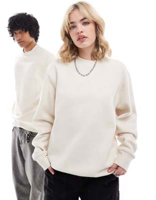 Dickies - Summerdale - Sweat oversize de qualité supérieure - Blanc cassé - view 1